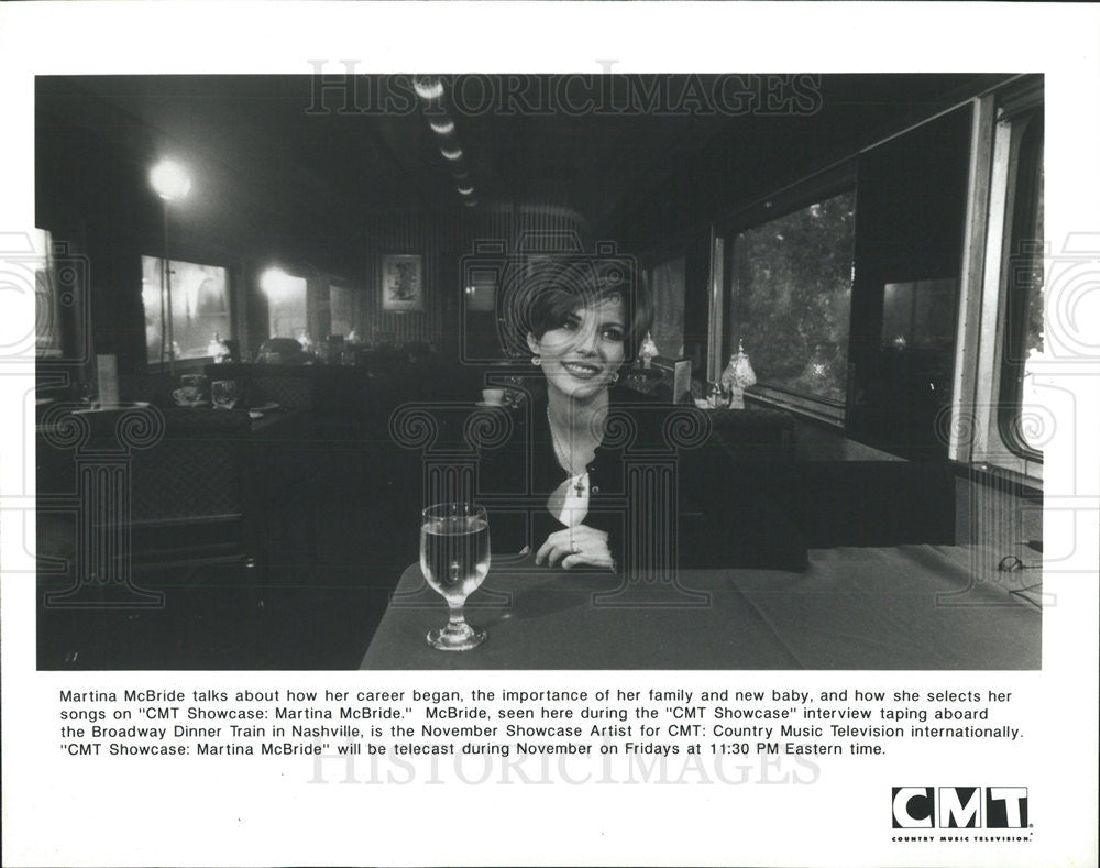 1996 Press Photo Martina mcbride Singer country - Historic Images