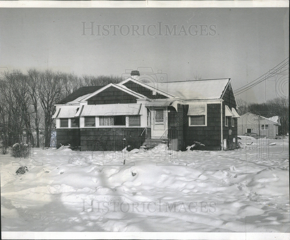 1958 Press Photo Home of Mildred Mason at 6101 N. Scott Desplaines - Historic Images