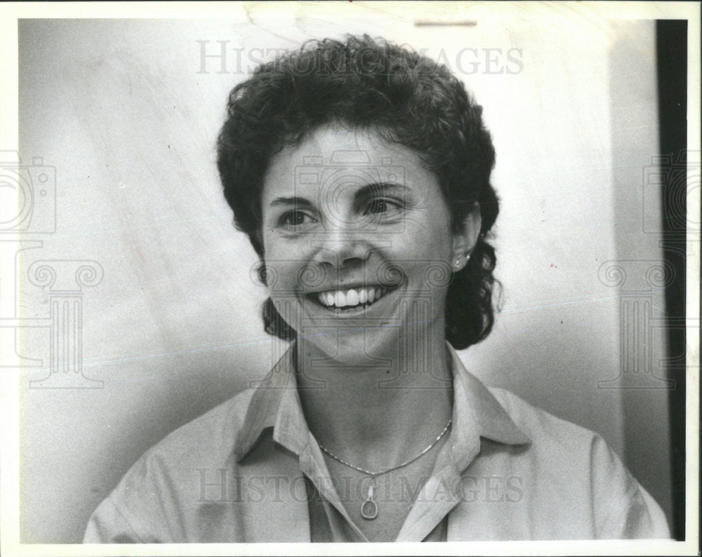 1986 Press Photo Chris Evon-Illnois Womes Raquetball Champ - Historic Images