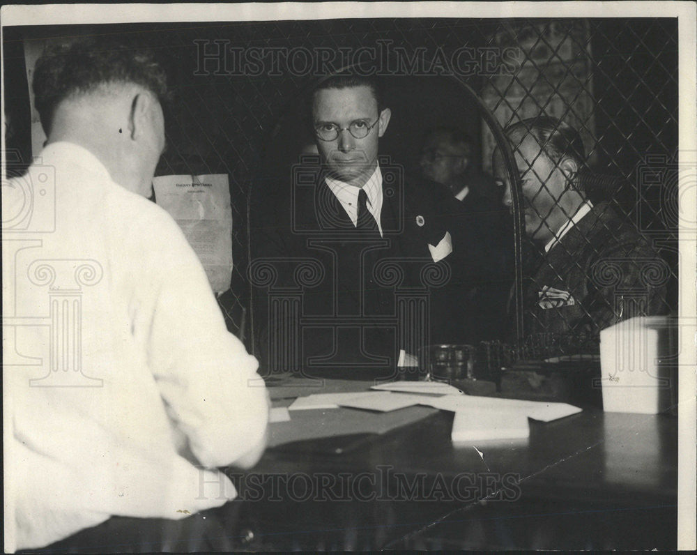 1929 Press Photo Carlton K. Marson Chief Editorial writer of the Cleveland Pres - Historic Images