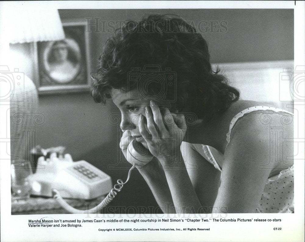 1980 Press Photo Marsha Mason in &quot;Chapter Two&quot; - Historic Images