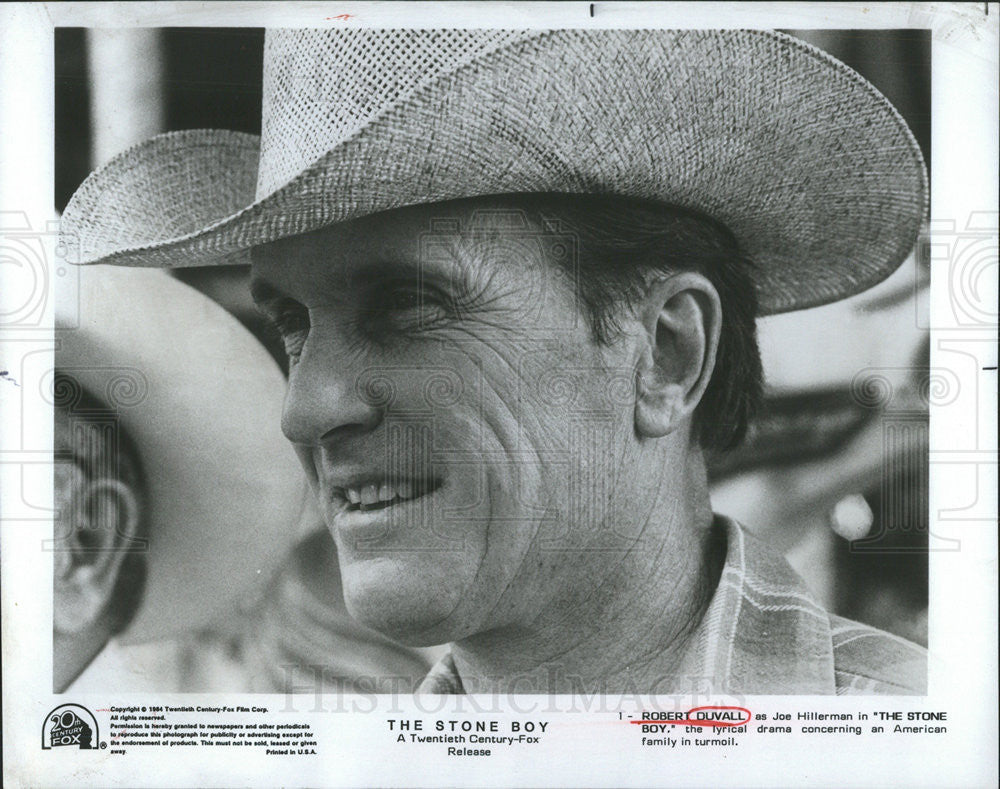 1984 Press Photo Robert Duvall American Film Television Actor Director - Historic Images