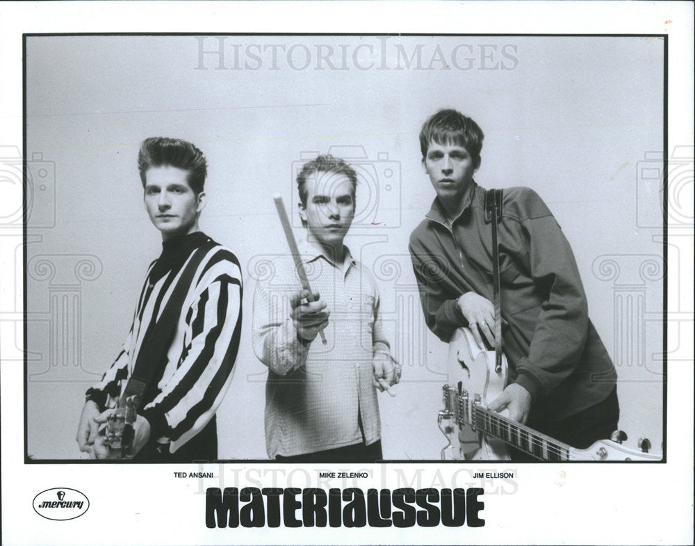 1994 Press Photo Pop Musical Group From Chicago &quot; Material Issue&quot; - Historic Images