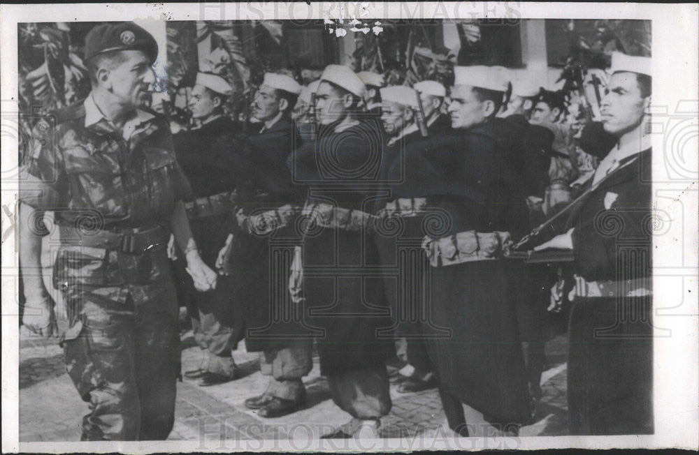 1958 Press Photo gen. Jacques Massu - Historic Images