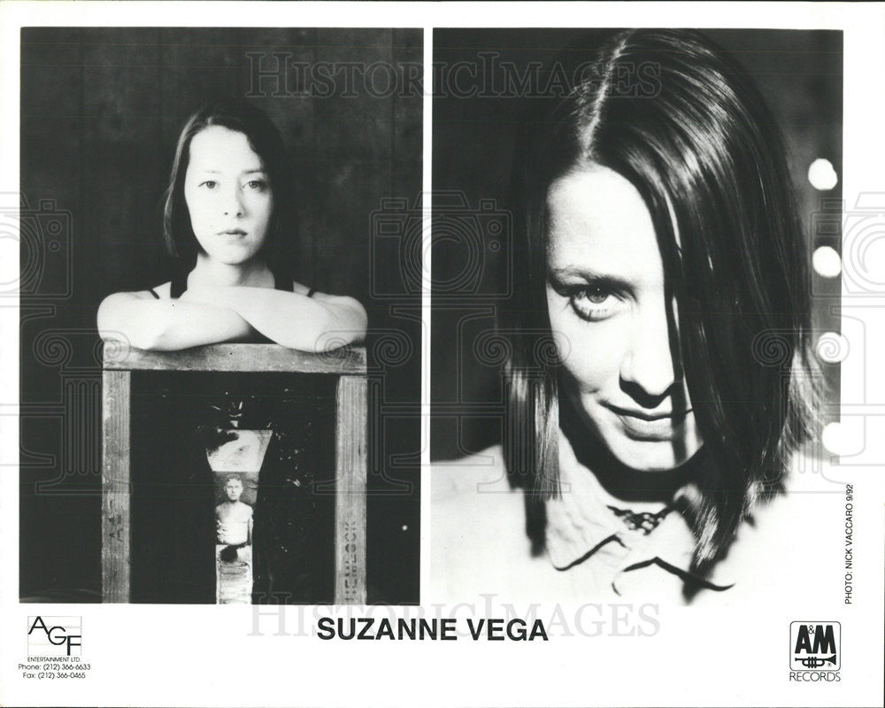 1993 Press Photo Suzanne Vega - Historic Images