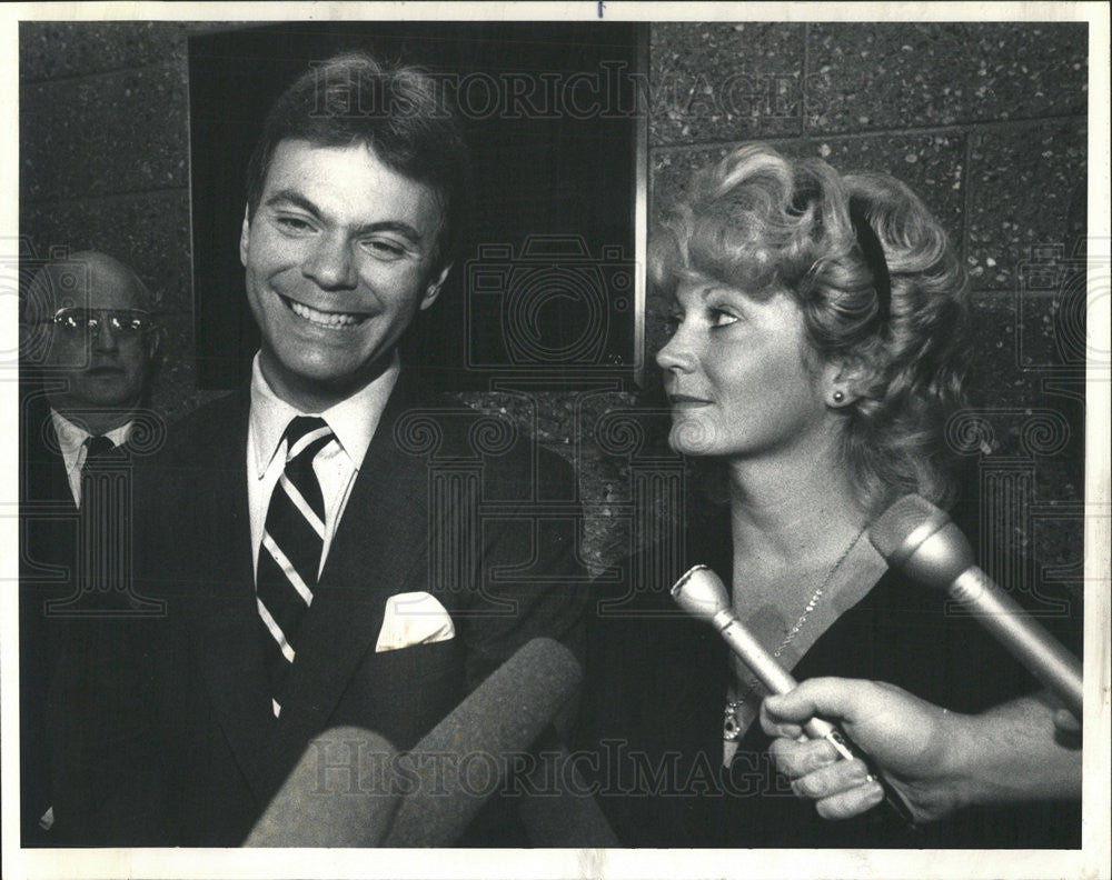 1987 Press Photo Bob Wall Debra Harrison Disc Jockey Sex Abuse - Historic Images