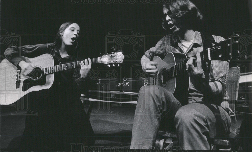 1970 Press Photo Entertainers John Guth and Caroline Payton - Historic Images