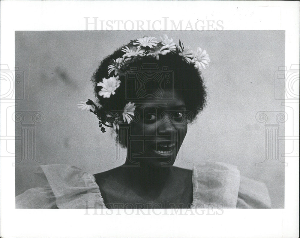 1975 Press Photo Deborah Hagans Stage Actress - Historic Images