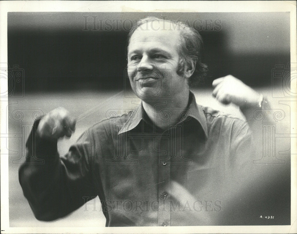 1976 Press Photo Bernard Johan Herman Haitink Dutch Music Conductor Musician - Historic Images