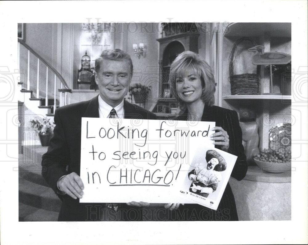 1995 Press Photo TV Host Regis Philbin - Historic Images