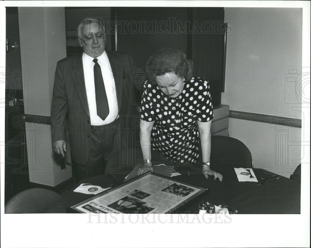 1990 Press Photo Tribune writer Jerome Holtzman - Historic Images