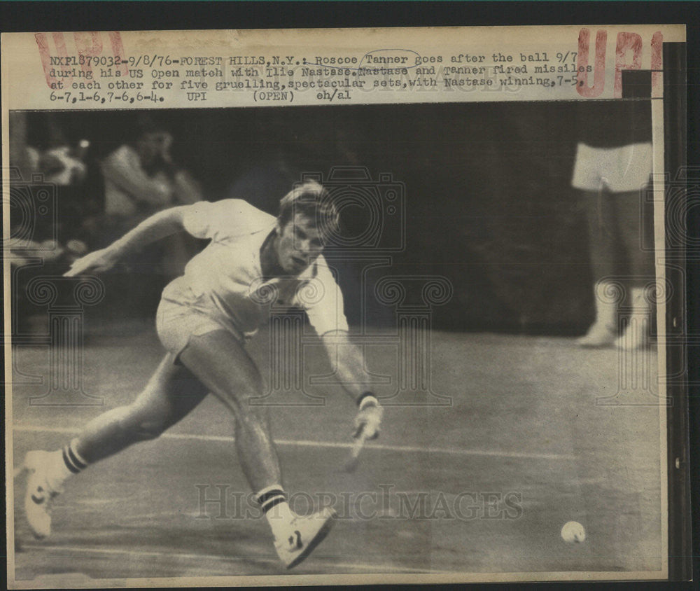 1976 Press Photo Roscoe Tanner (Tennis) - Historic Images