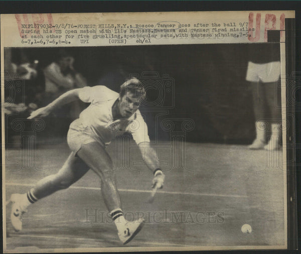 Photo Signée Roscoe Tanner – Authentique Autographe Tennis, Certificat Inclus