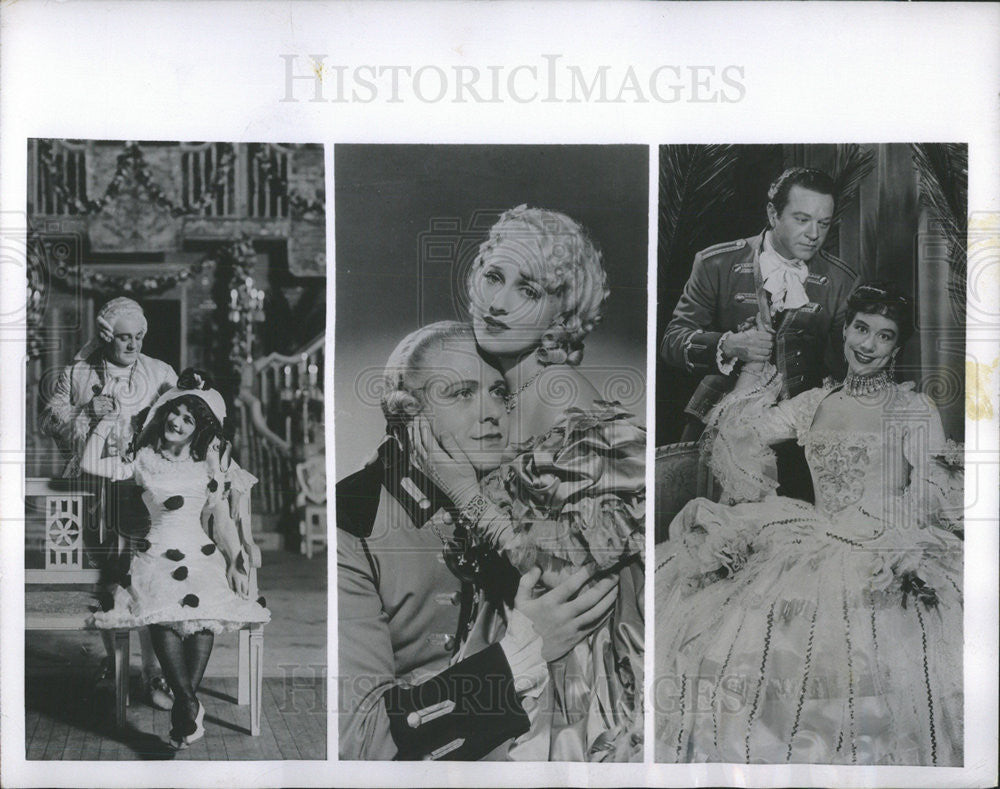 1955 Press Photo Naughty Marietta Actors - Historic Images