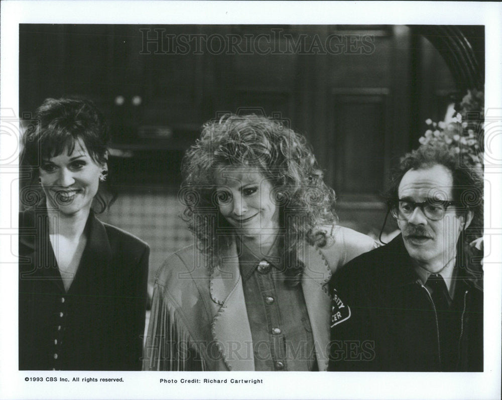 1993 Press Photo Actors Marilu Henner Reba McIntyre Michael Jeter - Historic Images