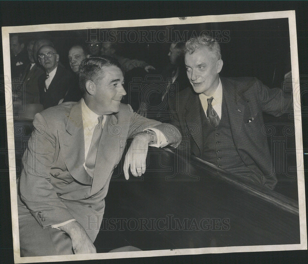 1950 Press Photo Professor William McGovern Northwestern University Evanston - Historic Images