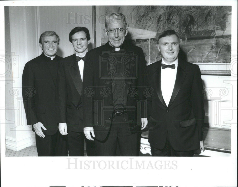 1996 Press Photo REV. EDWARD MALLOY PRESIDENT UNIVERSITY NOTRE DAM - Historic Images