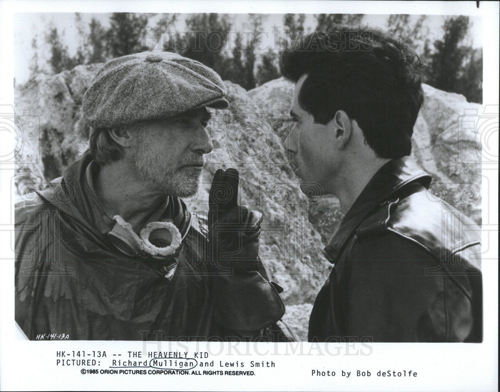 1985 Press Photo Richard Mulligan American Film Television Actor - Historic Images