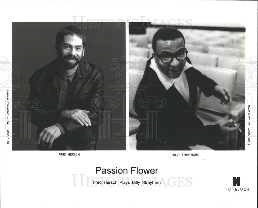 1996 Press Photo Fred Hersch Billy Strayhorn Passion Flower - Historic Images