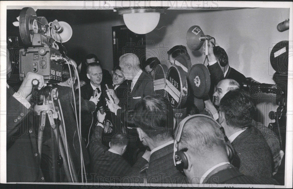 1964 Press Photo William Grant Stratton Tax Evasion Trial - Historic Images