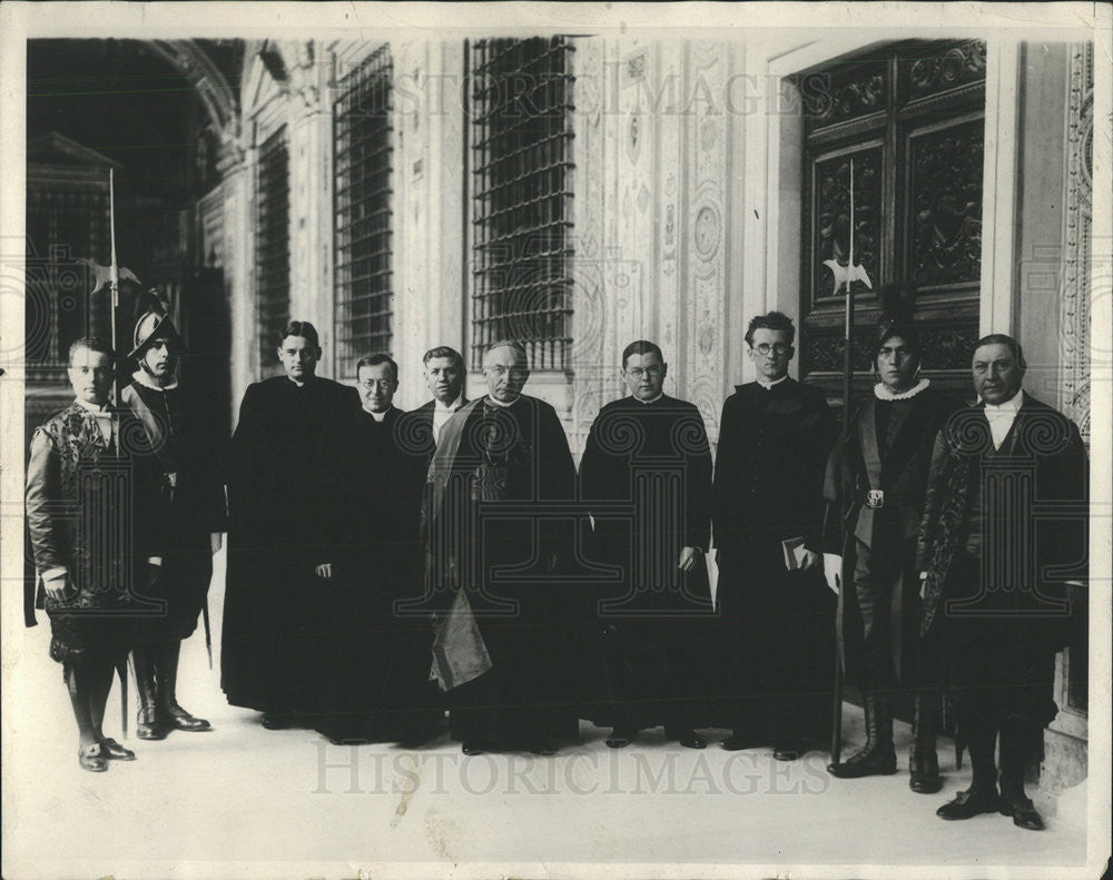 1931 Press Photo Cardinal George Mundelein Chicago - Historic Images