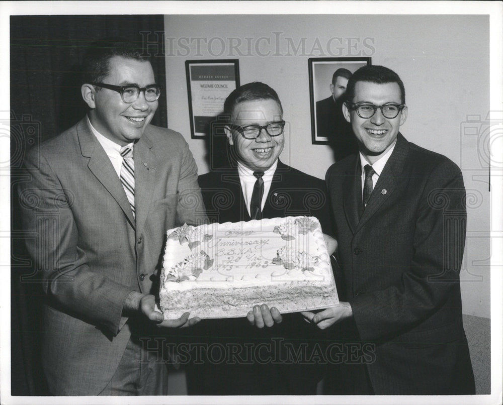 1963 Press Photo William McNulty Chicago Illinois B&#39;nai B&#39;rith Young Adults - Historic Images