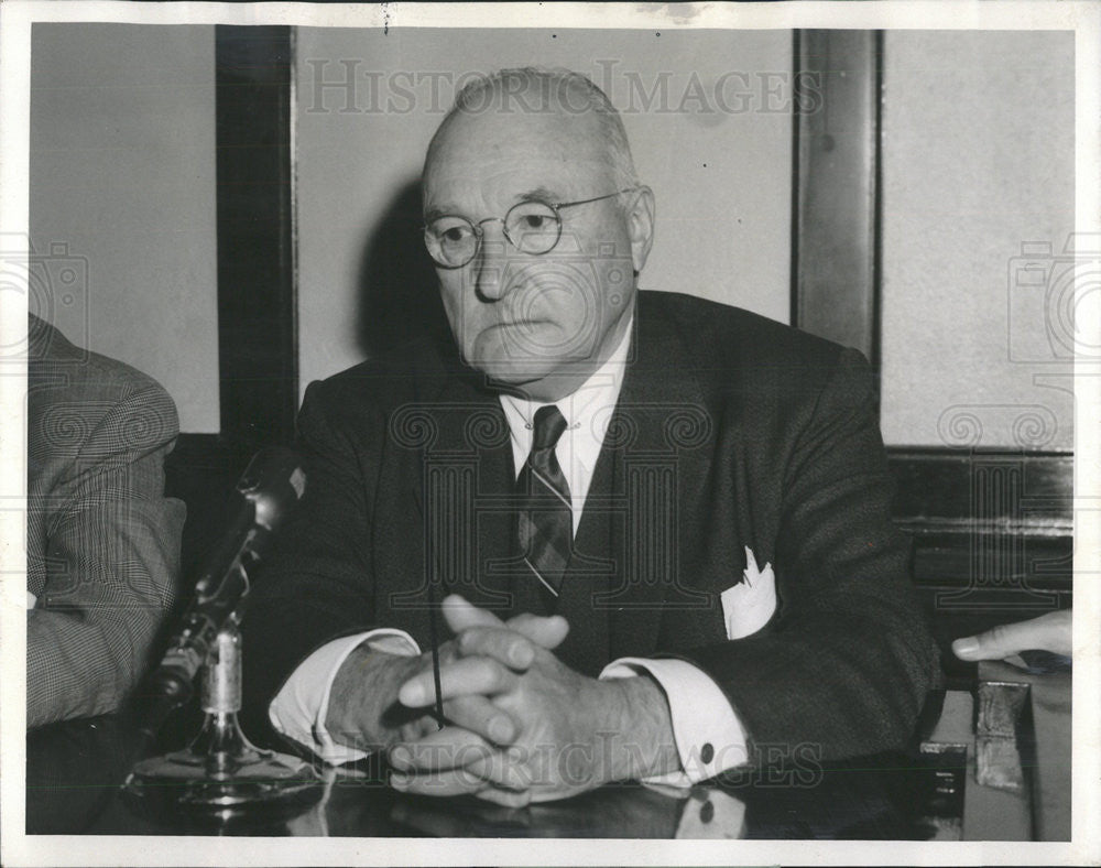 1960 Press Photo Arthur Reebie President Reebie Storage Moving Co. - Historic Images