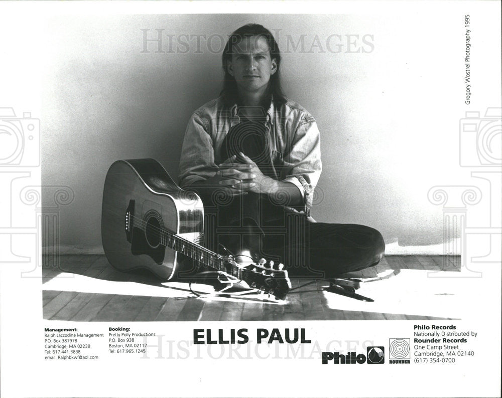 1996 Press Photo Ellis Paul new album is simply titled &quot;Stories&quot; and devotees - Historic Images