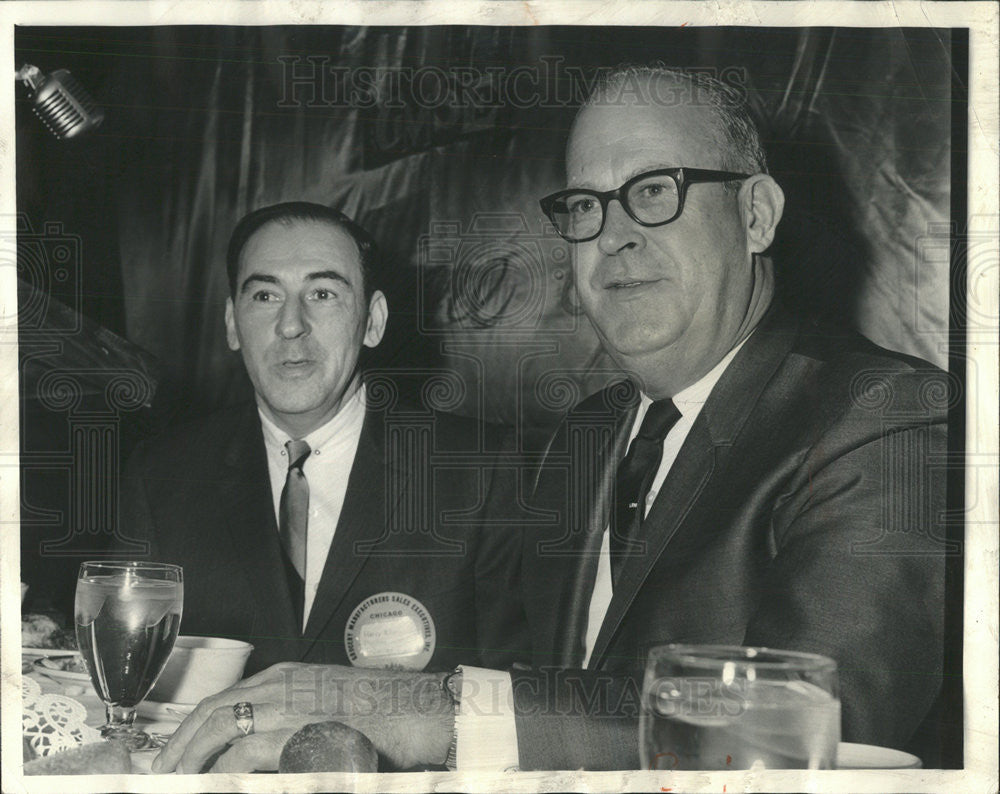 1965 Press Photo L. R. Musselman Kroger Co Chicago division Vice president - Historic Images