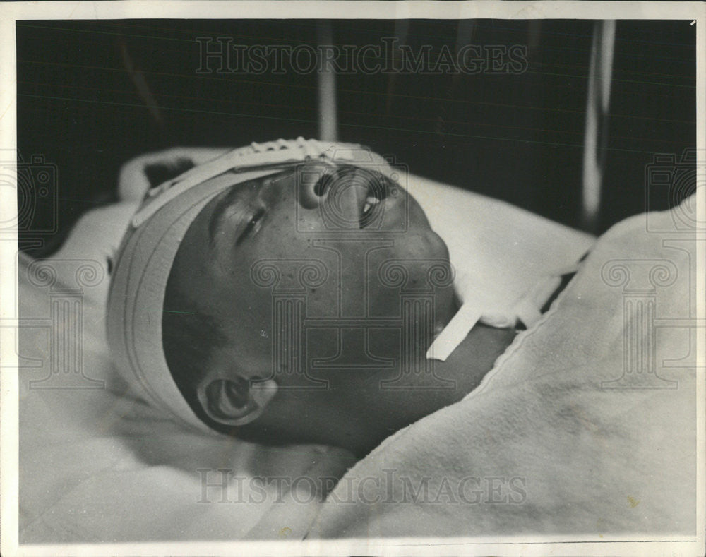1966 Press Photo Rosager Parker Jr shot on head Little company Mary Hosptial - Historic Images