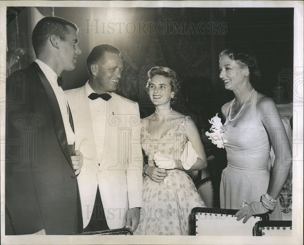 1956 Press Photo Elliot Roosevelt United States Army Officer Author - Historic Images