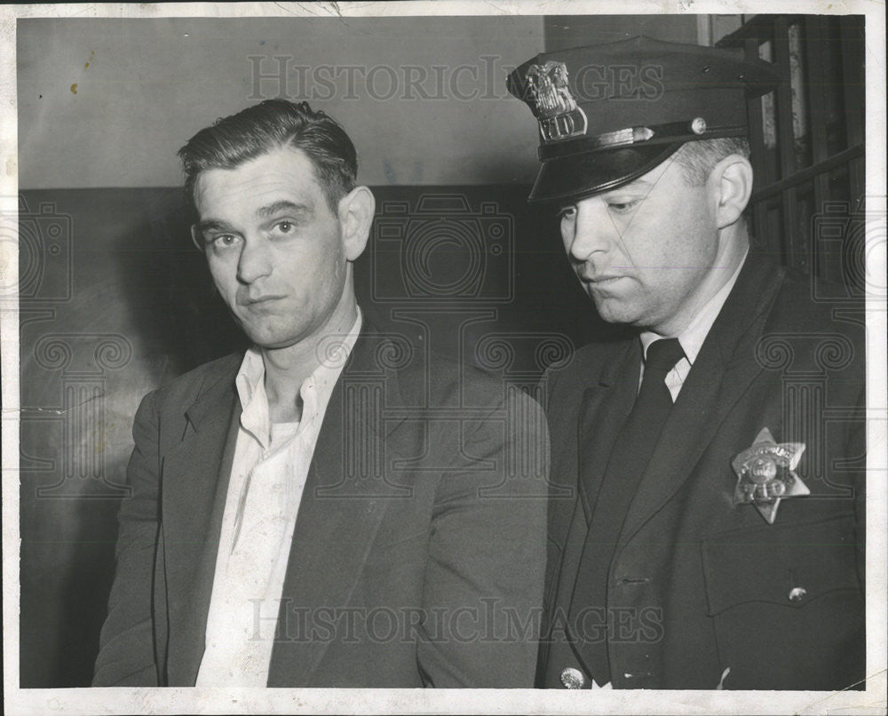 1955 Press Photo William Lathem American Admitted Arsonist Criminal Activist - Historic Images