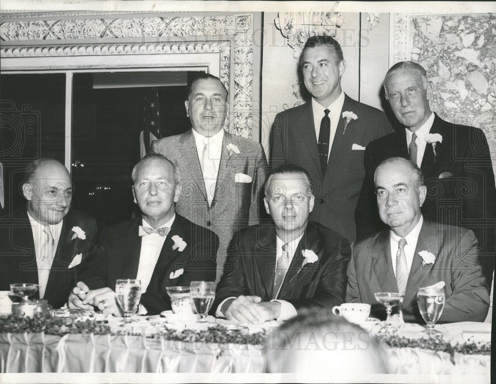 1957 Press Photo Pick Hotels Centennial Congress Party - Historic Images