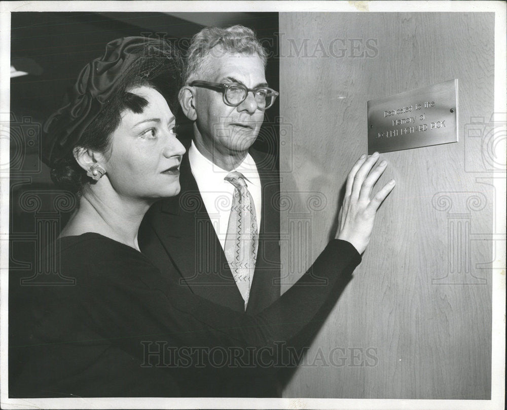 1956 Press Photo Mrs. Joseph Richard Pick George A. Kuyper Symphony Orchestra - Historic Images