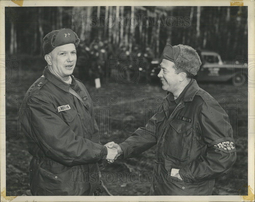 Press PhotoDavid N.Nichol at Army maneuvers in Germany. - Historic Images