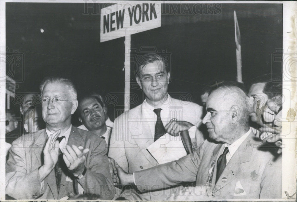 1952 Press Photo New York Democratic Delegation - Historic Images