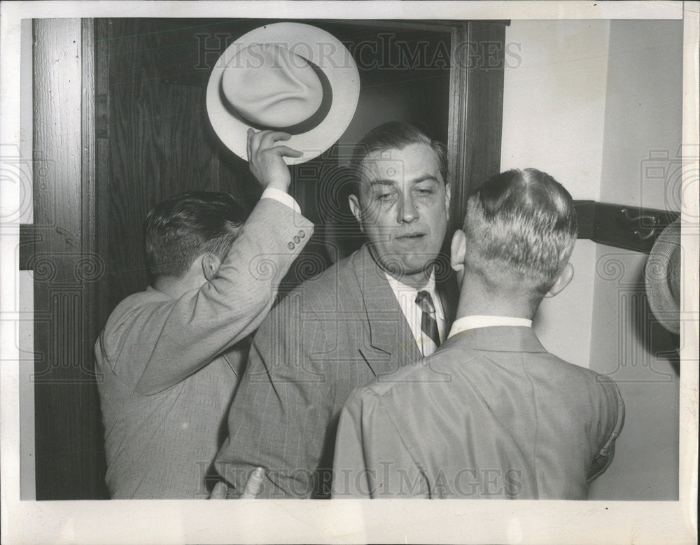 1952 Press Photo Rep Franklin D Roosevelt Jr Politician - Historic Images