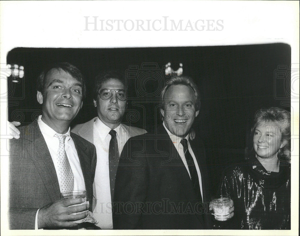 1986 Press Photo Jay Laskay American Film Television Producer Chicago Illinois - Historic Images