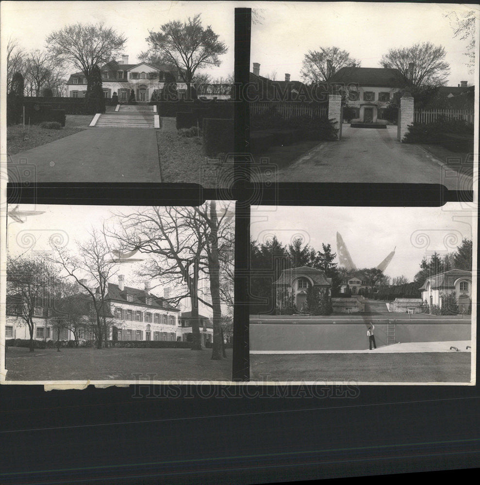 1959 Press Photo Roomy Mansion - Historic Images