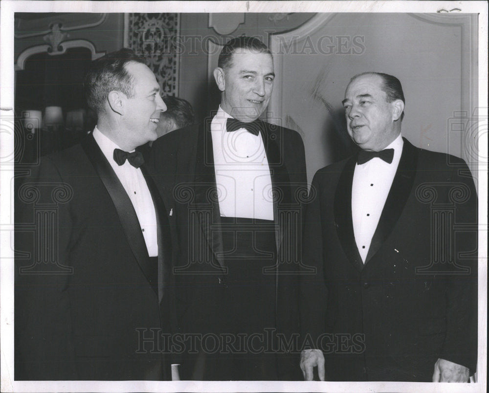 1962 Press Photo William Quinn,Edmund Lasher&amp; Ernest Marsh.Railroad men - Historic Images