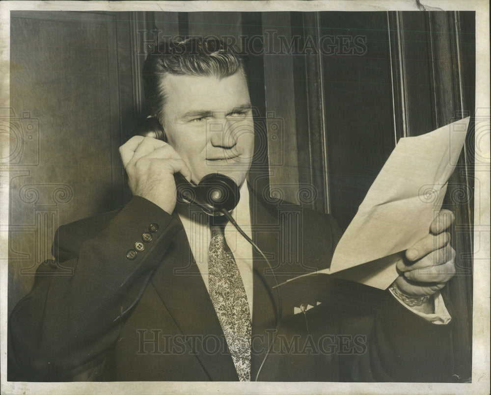 1955 Press Photo Ald Casimir Laskowski - Historic Images