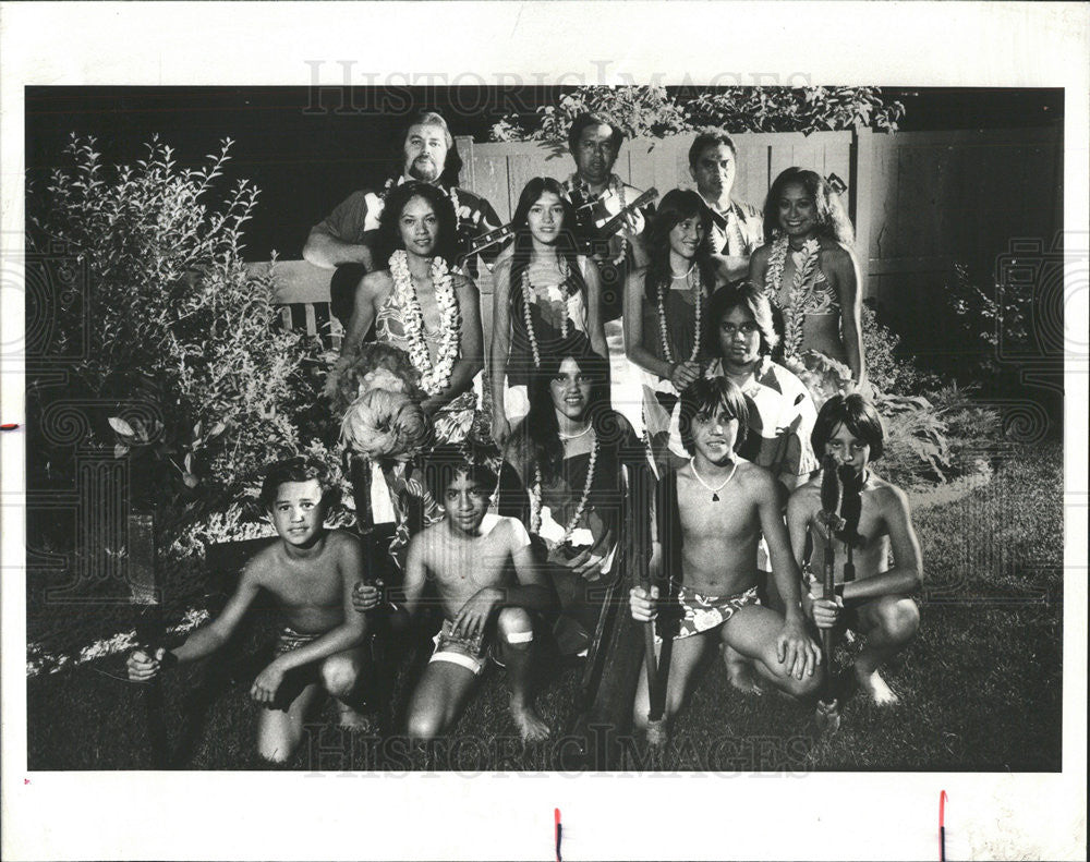 1978 Press Photo Nani and the Polynesians,dance troupe - Historic Images