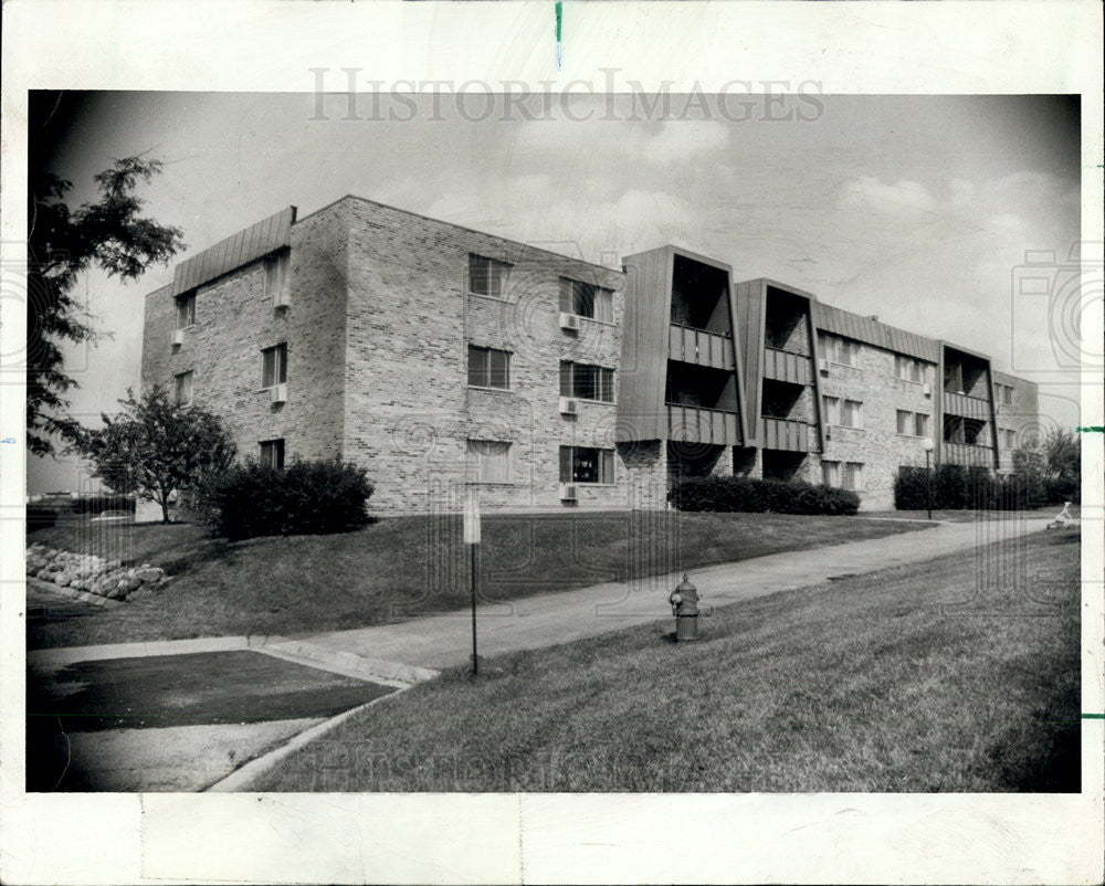 1979 Press Photo Windsor Woods apartments Arlington heights - Historic Images