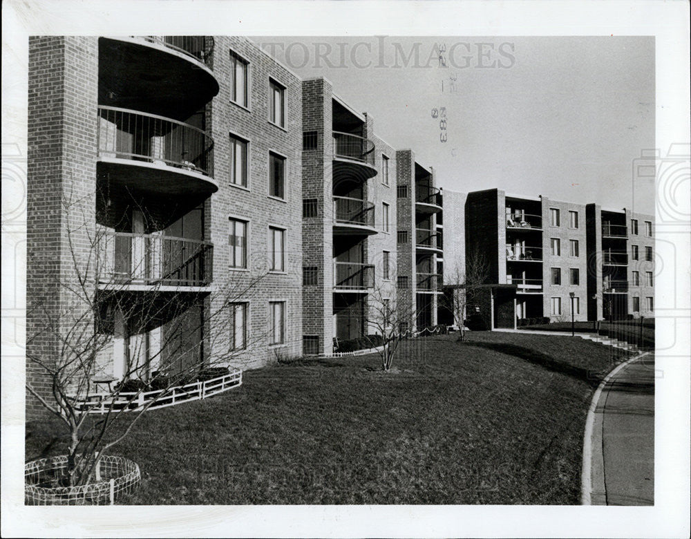 1978 Press Photo Dana Point Condminiums Arlington Heights, Illinois near Chicago - Historic Images