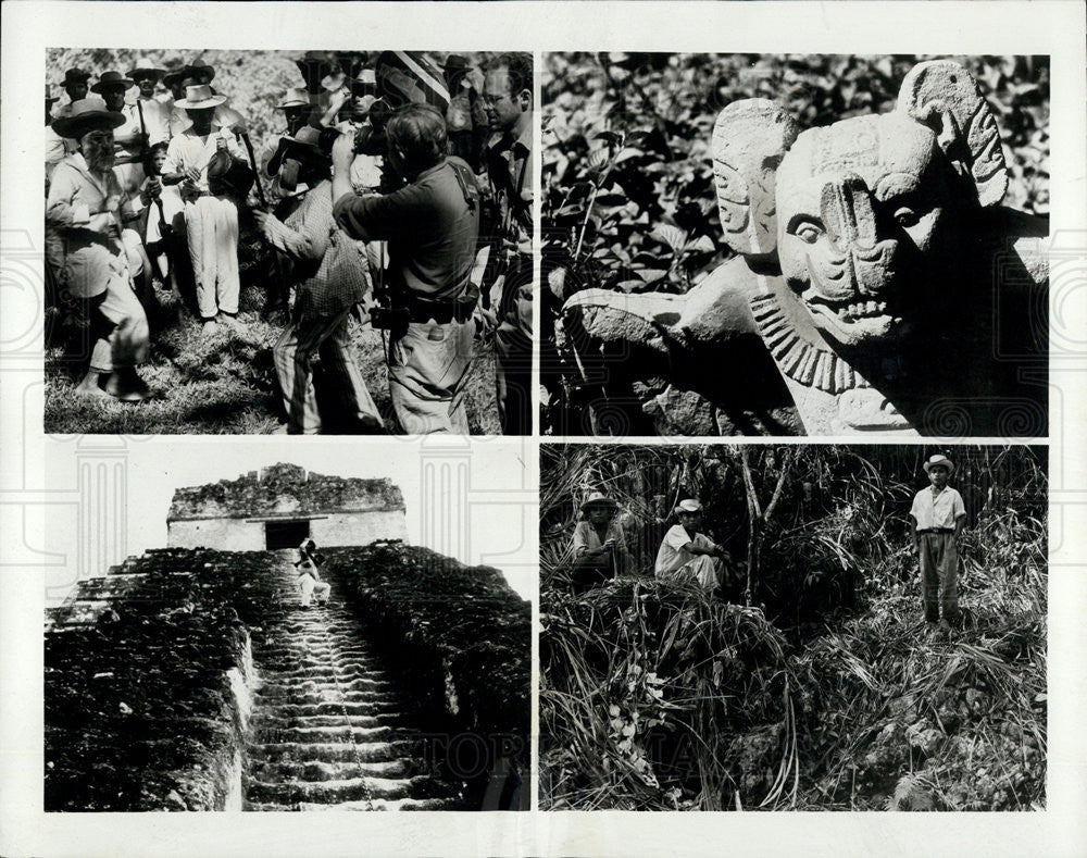 1969 Press Photo Zotoz, bat god of the Mayans in Guatamala - Historic Images