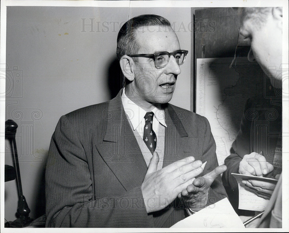 1956 Press Photo Ledislav Krno, Former Counsul of Czechoslovakia - Historic Images