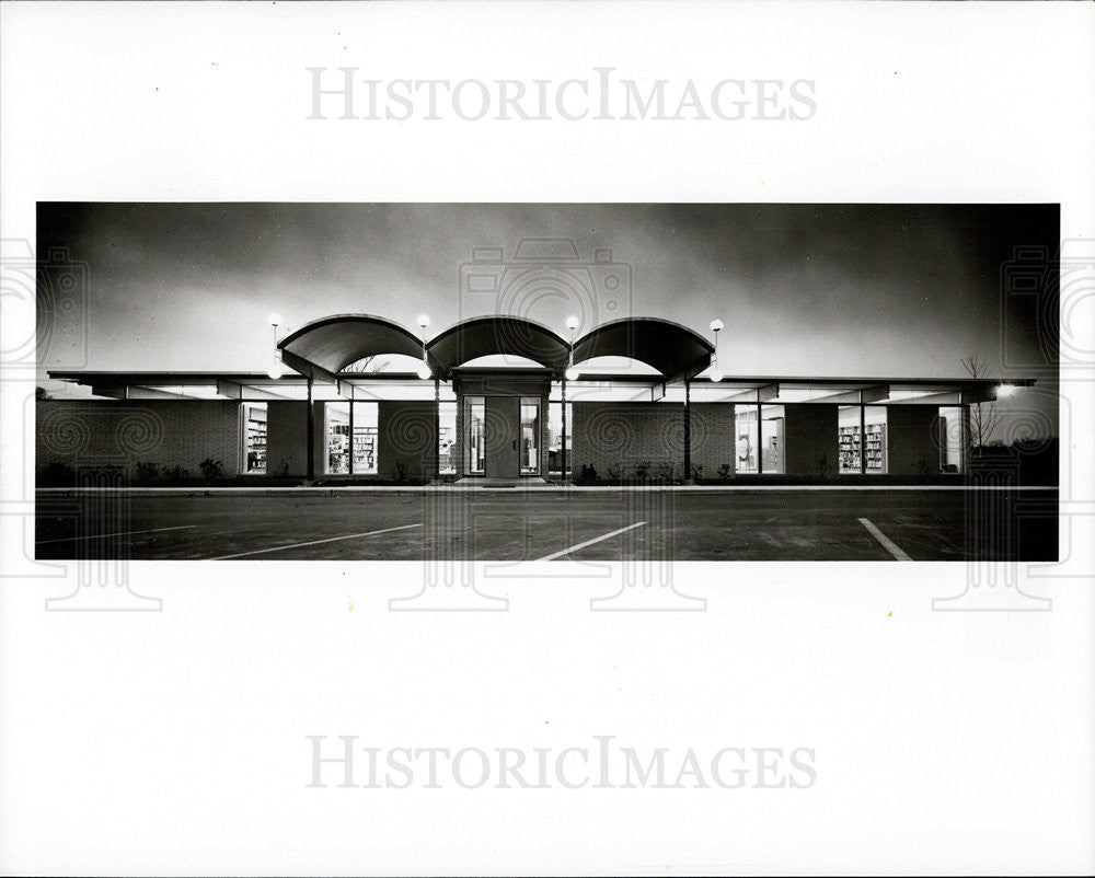 1963 Press Photo West Bloomfield Township Library, Orchard Lake, Michigan - Historic Images