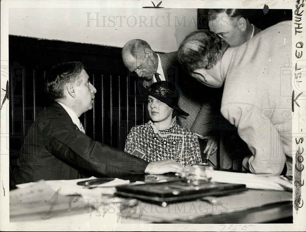 1934 Press Photo Case Of Louise Krist Postponed - Historic Images