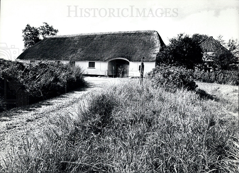 1978 Press Photo Farmland Around Dranella Factory Owned by Drasbeks, Denmark - Historic Images