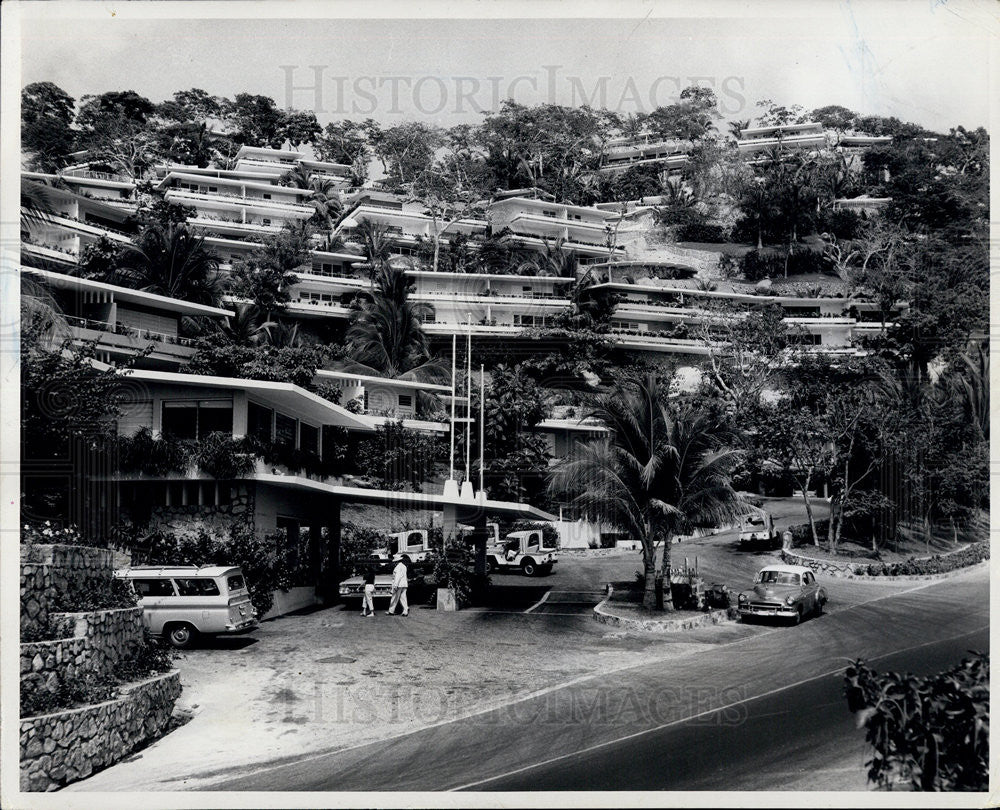 1965 Press Photo Las Brisas, One of Acapulco Mexico&#39;s Plushest Resorts, - Historic Images